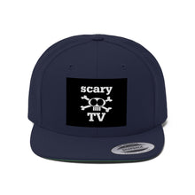 Load image into Gallery viewer, scaryTV Original Flat Bill Hat
